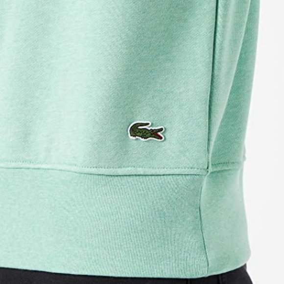 Lacoste Men's Long Sleeve Script Crewneck Sweatshirt Size 5 (L) - Picture 4 of 6